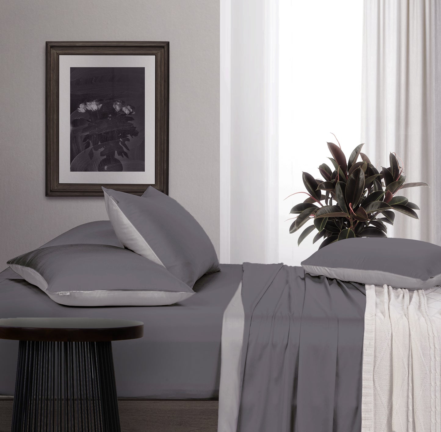 Premium Collection, Bamboo Solid Duo Tone Bed Set