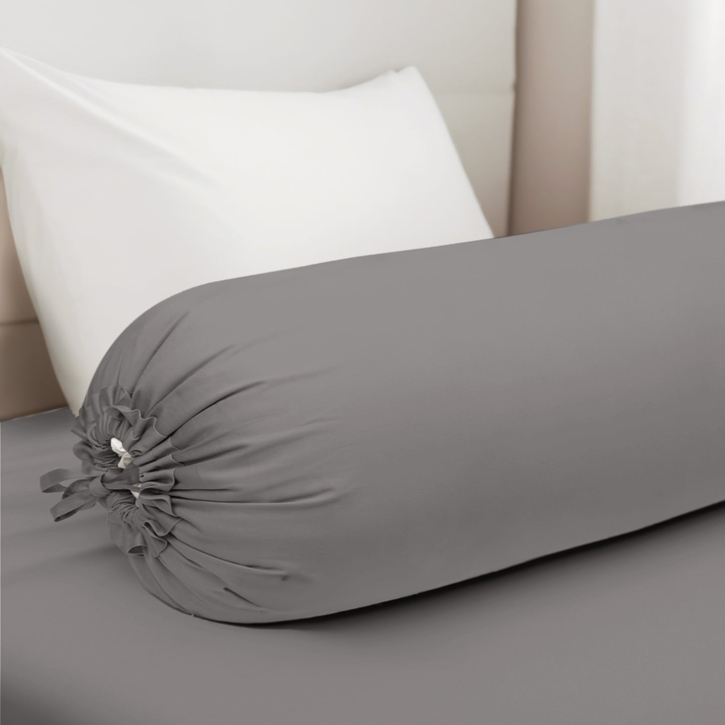 Premium Collection, Bamboo Embroidery Bolster Case