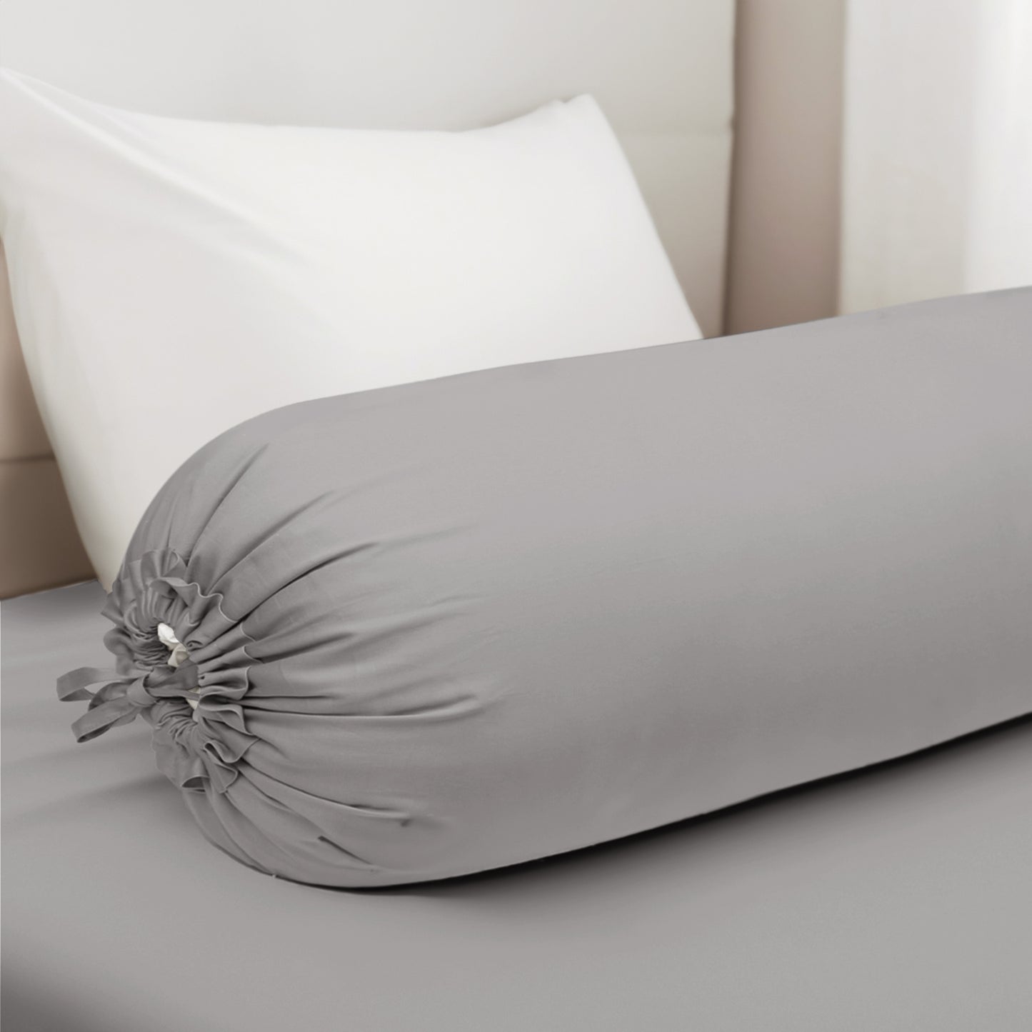 Premium Collection, Bamboo Embroidery Bolster Case