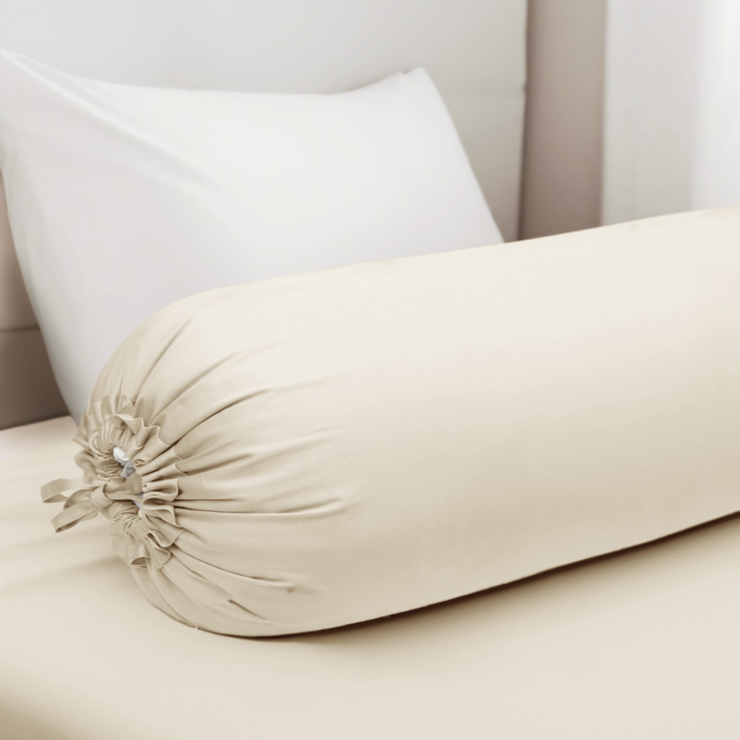 Premium Collection, Bamboo Embroidery Bolster Case