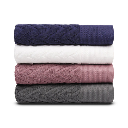 Bliss Collection, Chevron Jacquard Series Bath Towel