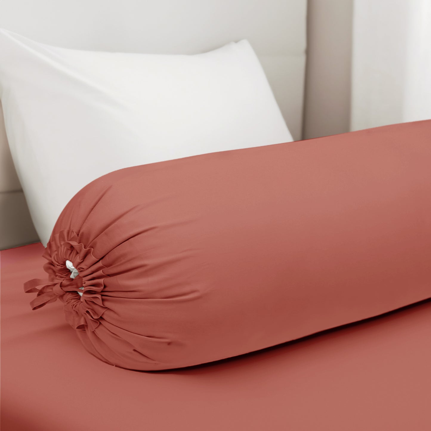 Premium Collection, Bamboo Embroidery Bolster Case