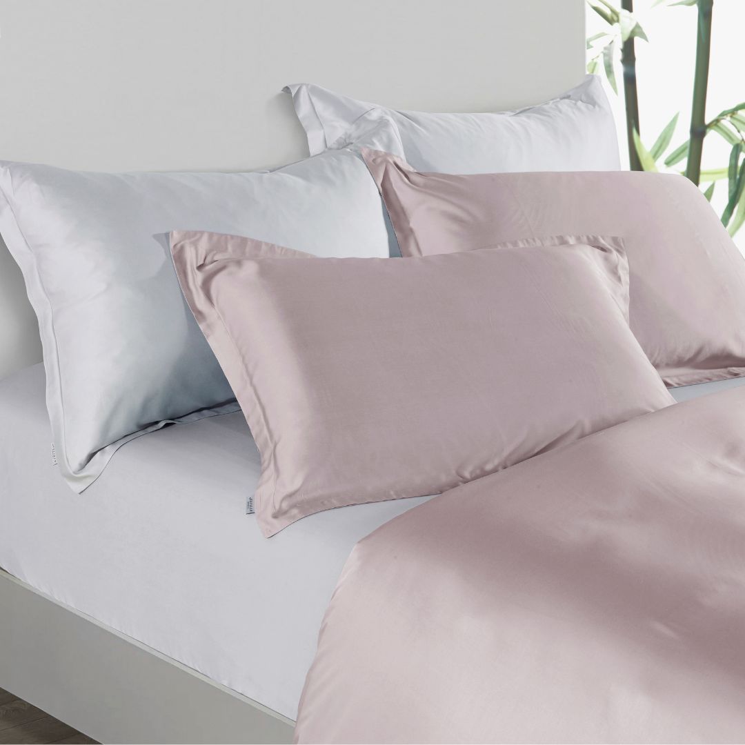 Premium Collection, Bamboo Embroidery Quilt Cover & Pillow Sham Set