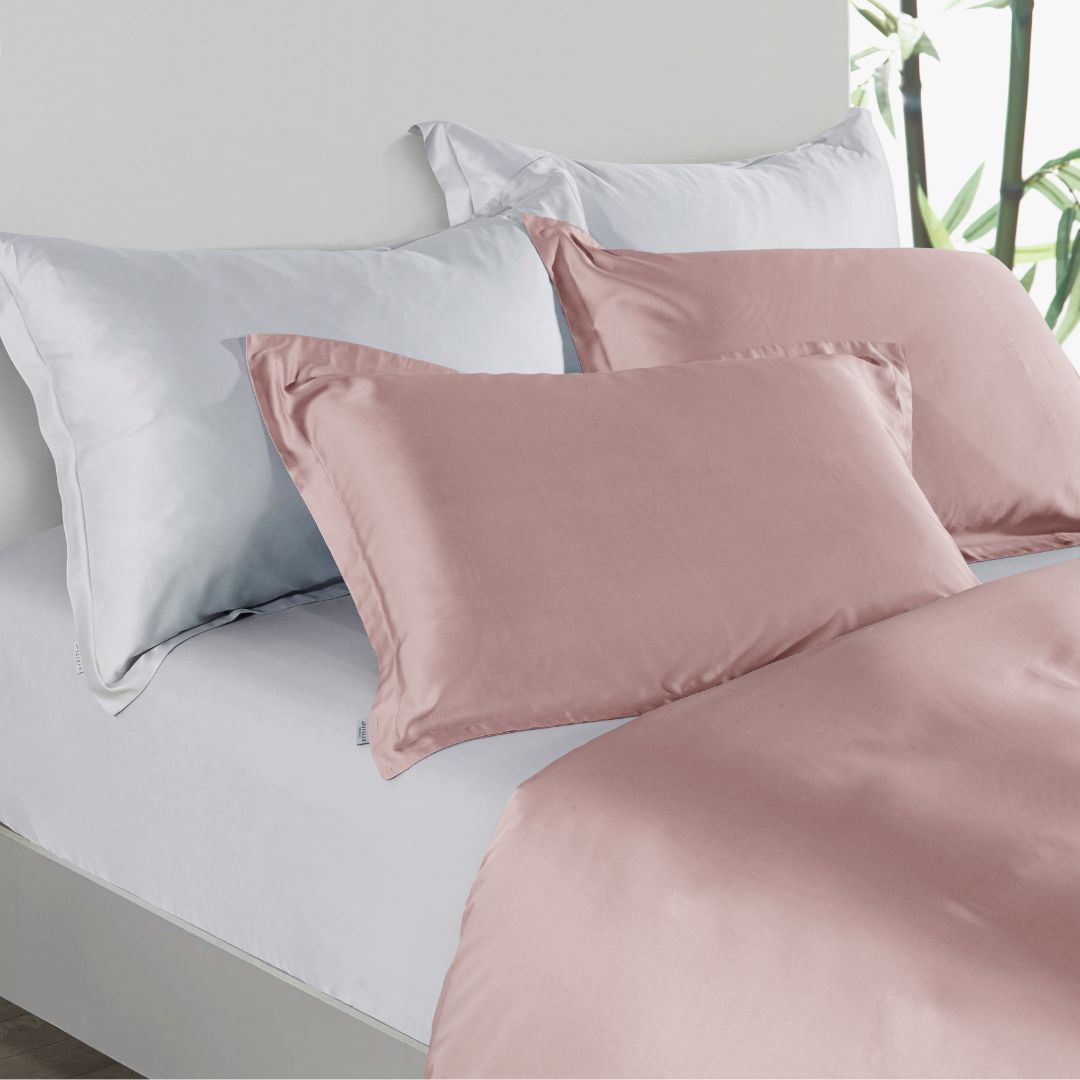 Premium Collection, Bamboo Embroidery Quilt Cover & Pillow Sham Set