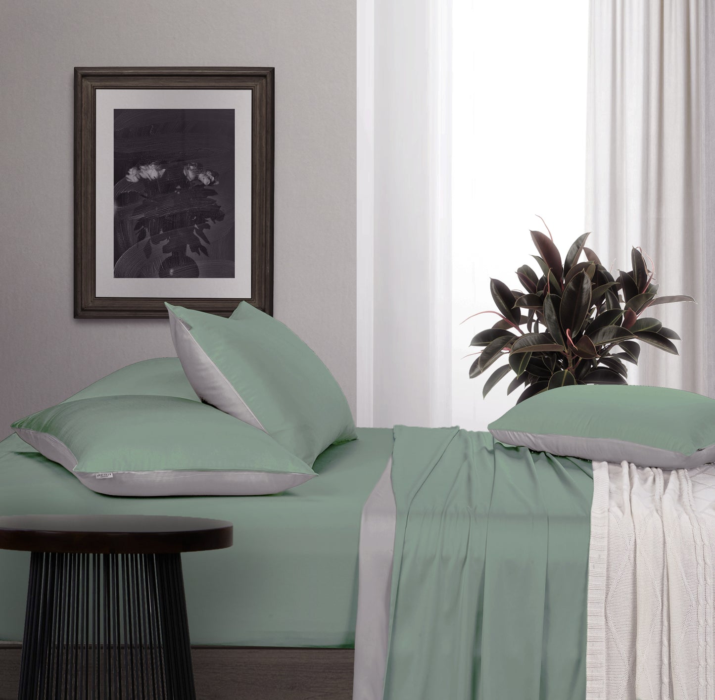 Premium Collection, Bamboo Solid Duo Tone Bed Set