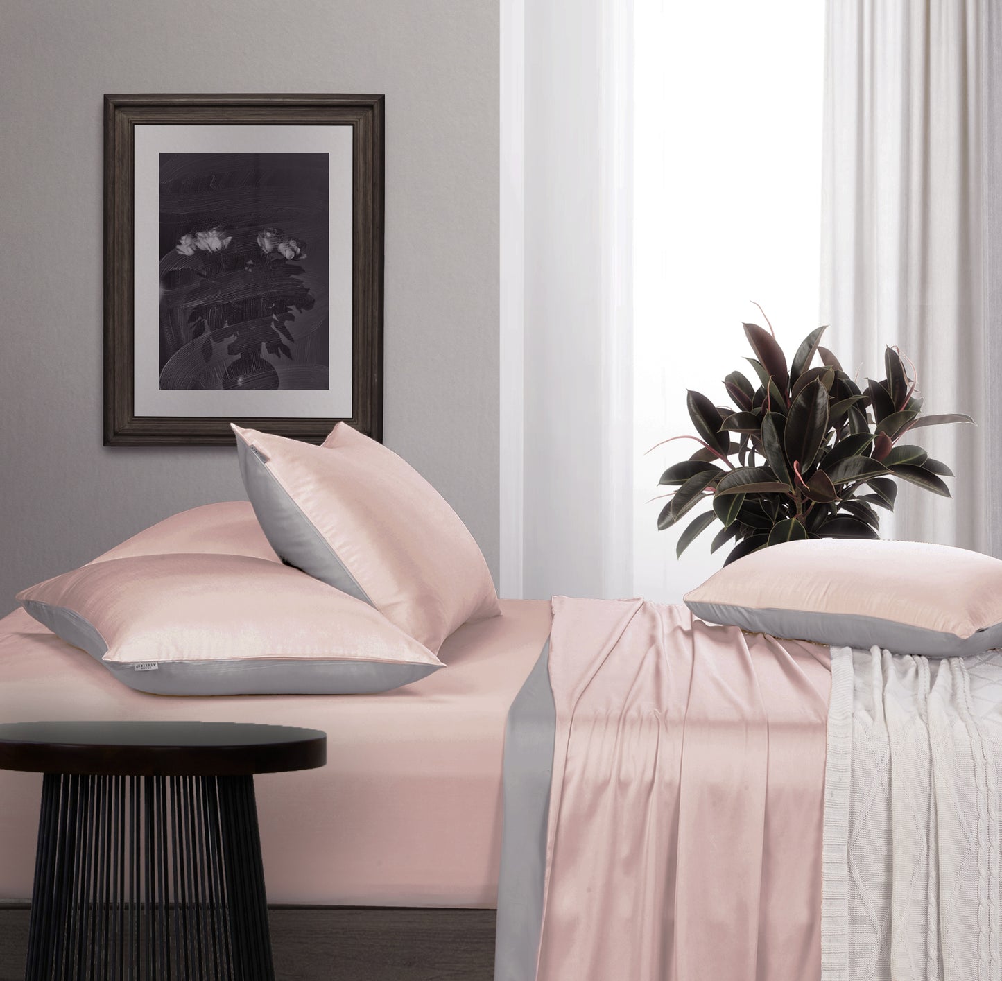 Premium Collection, Bamboo Solid Duo Tone Bed Set