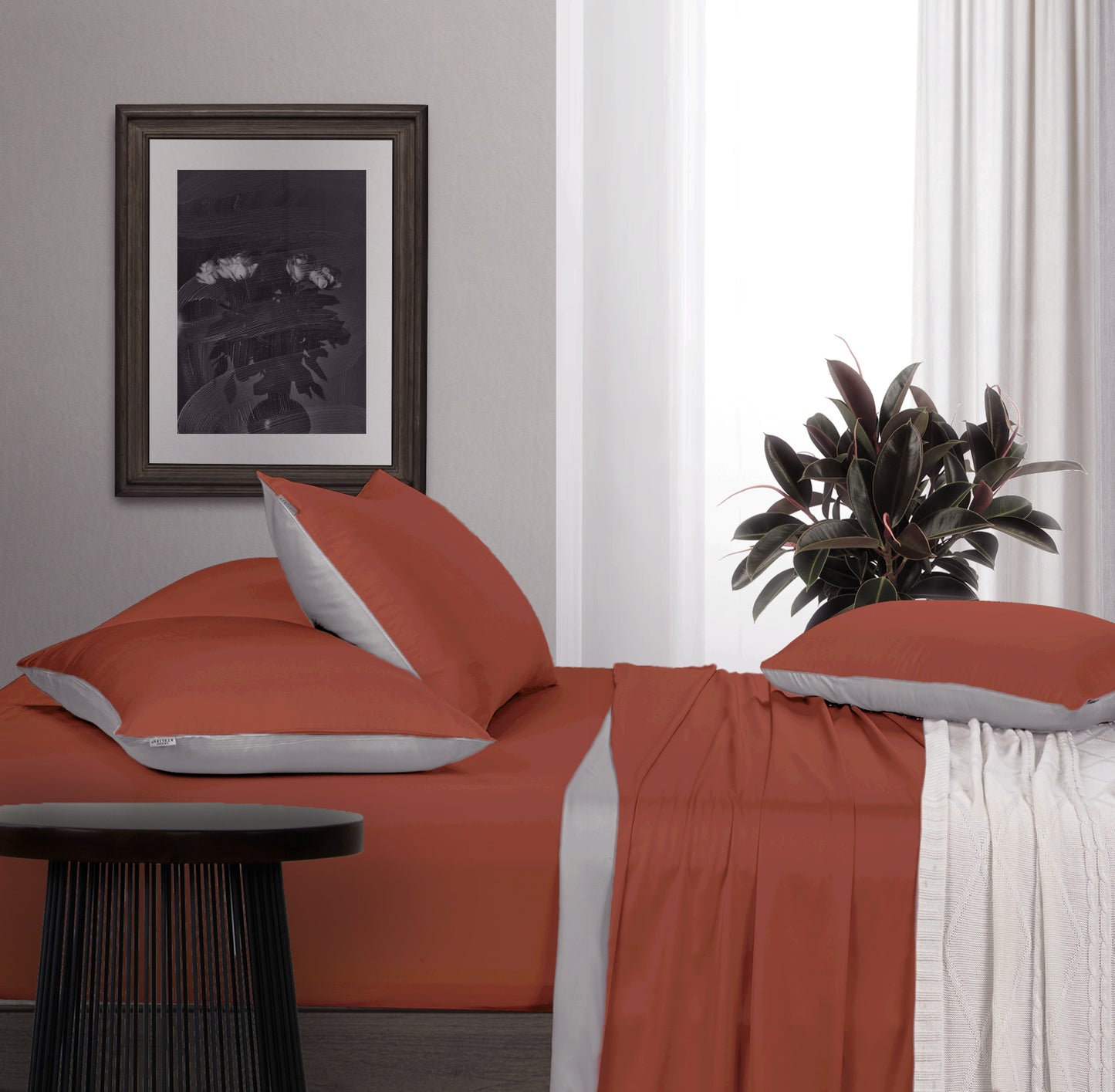 Premium Collection, Bamboo Solid Duo Tone Bed Set