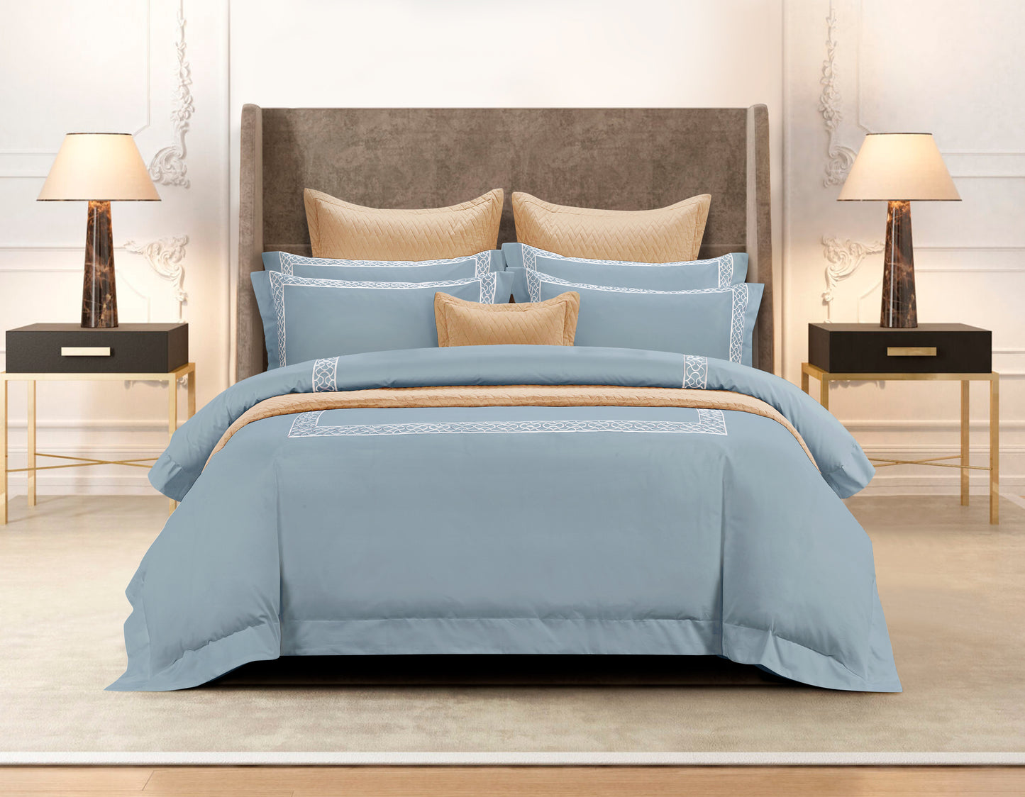 Luxury Collection, Anastasia Quilt Cover & Pillow Sham Set