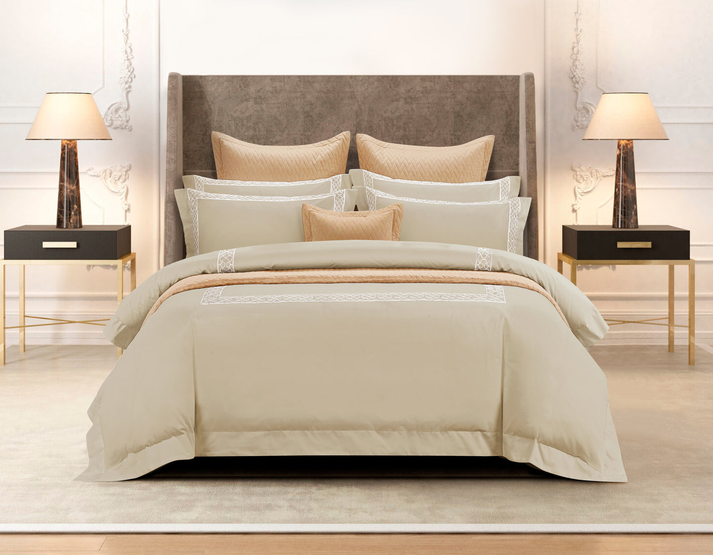 Luxury Collection, Anastasia Quilt Cover & Pillow Sham Set