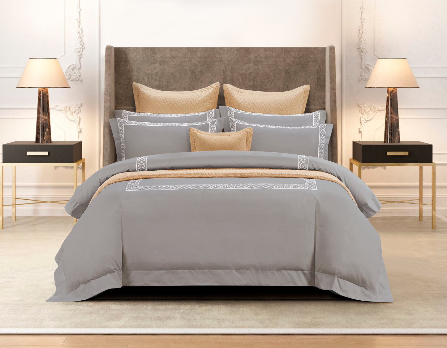 Luxury Collection, Anastasia Quilt Cover & Pillow Sham Set