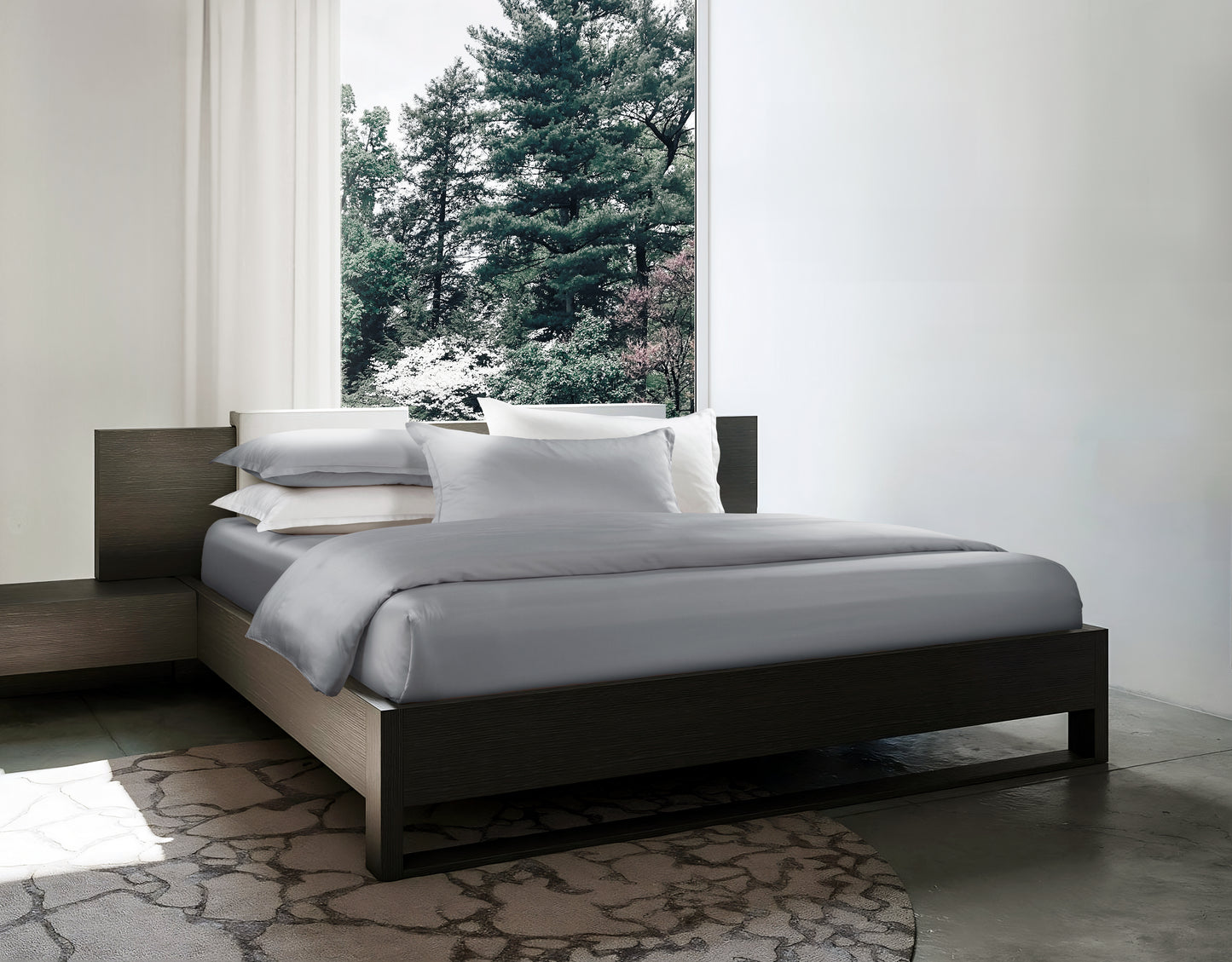 TENCEL™ Lyocell, Calais Fitted Sheet & Pillow Case Set