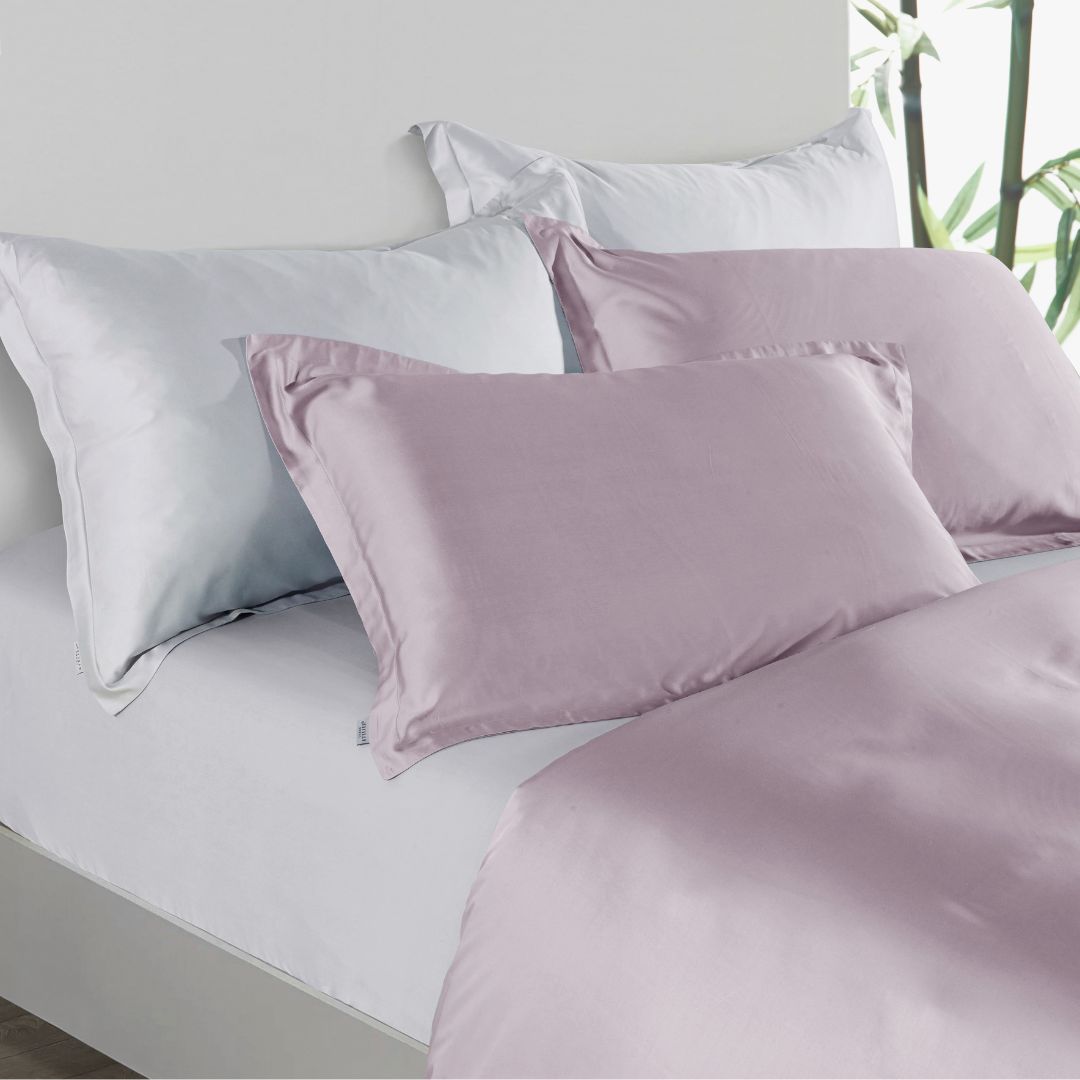 Premium Collection, Bamboo Embroidery Quilt Cover & Pillow Sham Set