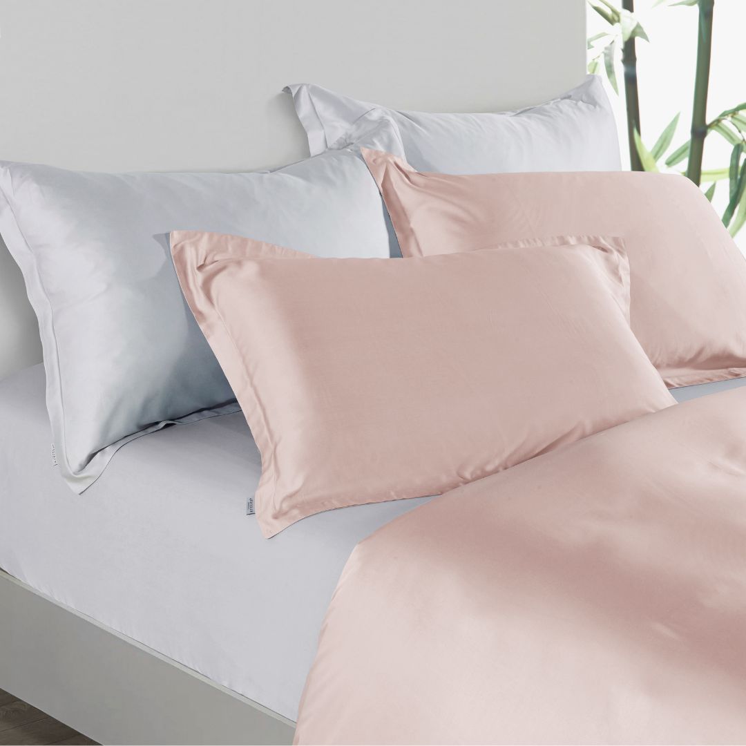 Premium Collection, Bamboo Embroidery Quilt Cover & Pillow Sham Set
