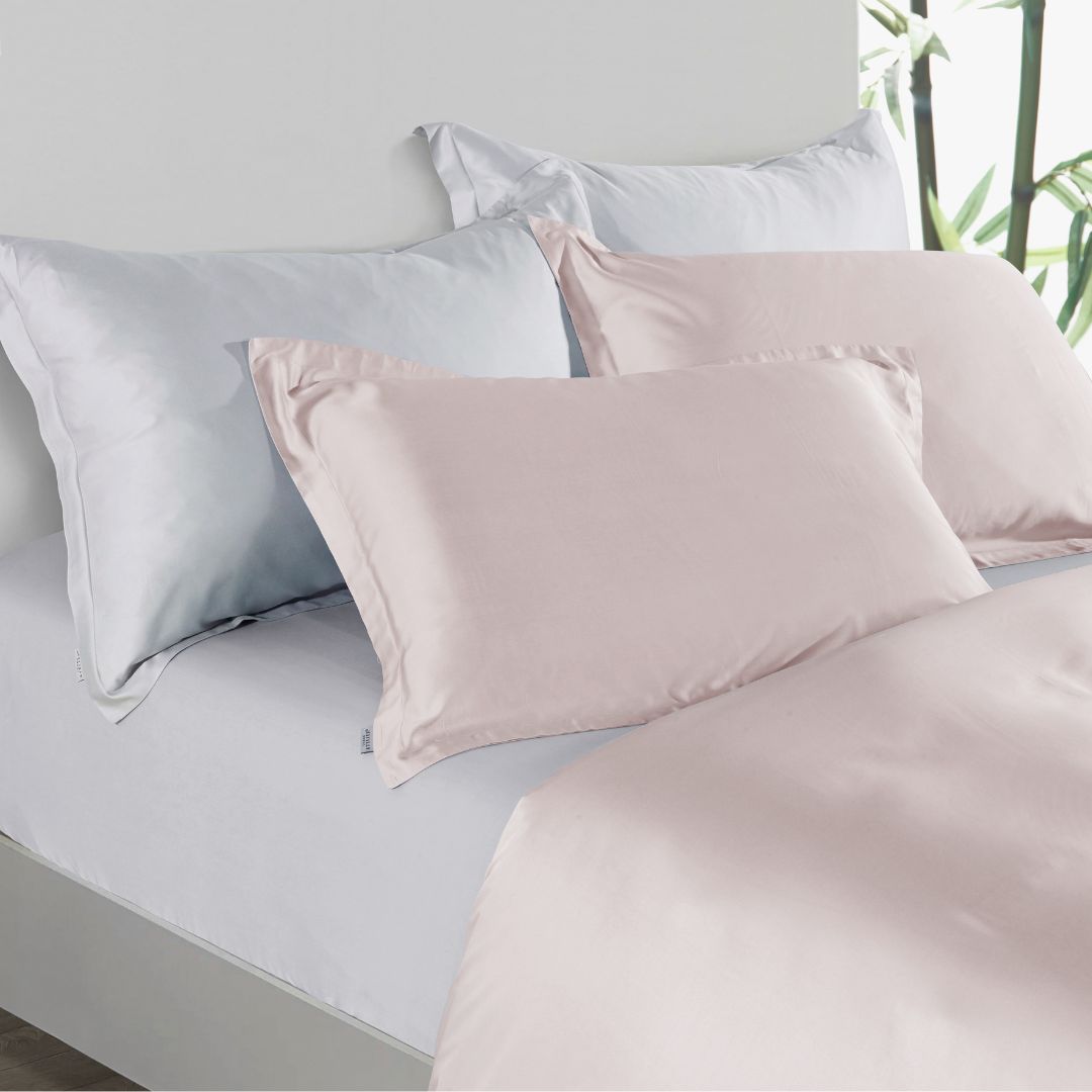 Premium Collection, Bamboo Embroidery Quilt Cover & Pillow Sham Set