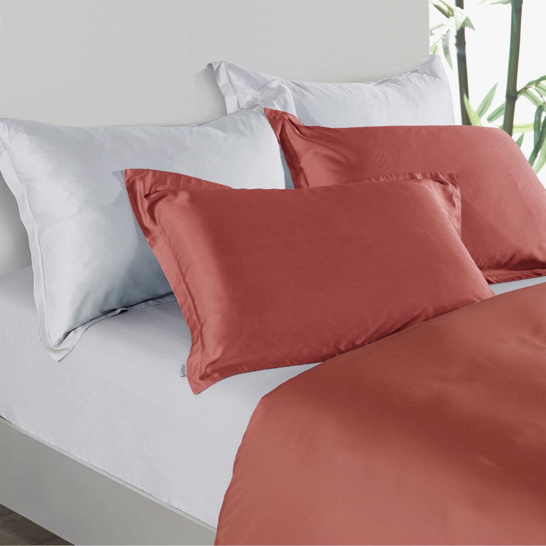 Premium Collection, Bamboo Embroidery Quilt Cover & Pillow Sham Set